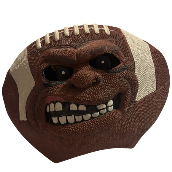 Vtg Madballs Easter Unlmtd Halloween Mask Football Full Head Rubber Latex Mask - Picture 1 of 11